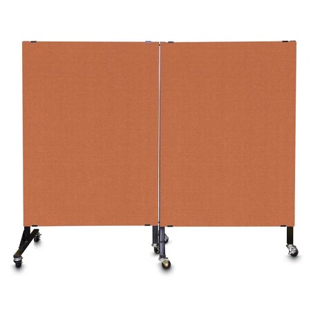 United Visual Products Enclosed Corkboard, 3 Door, 96"x48", 4" Fra UV3427-WHITE-MEDGRY